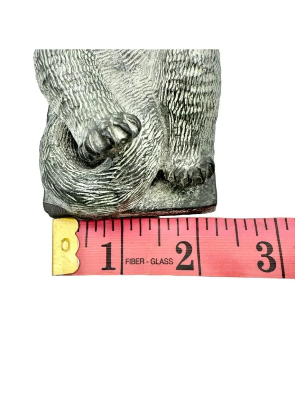 The Wolf Sculptures Handcrafted Canadian Gray Sea Otter Figurine W/ Shell